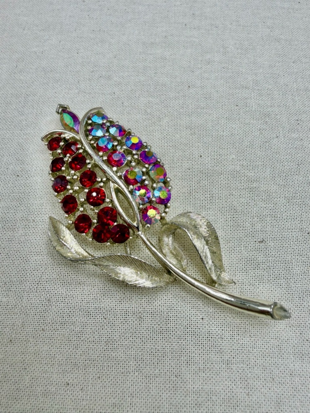 Vintage Lisner Tulip Brooch #42SB